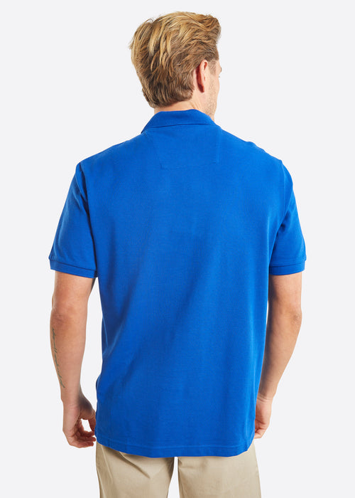 Nautica Forbes Polo Shirt - Cobalt - Back