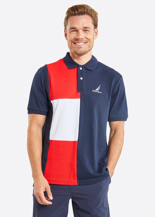 Nautica Forbes Polo Shirt -Dark Navy - Front