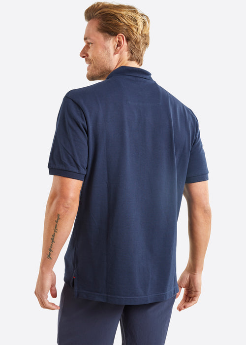 Nautica Forbes Polo Shirt -Dark Navy - Back