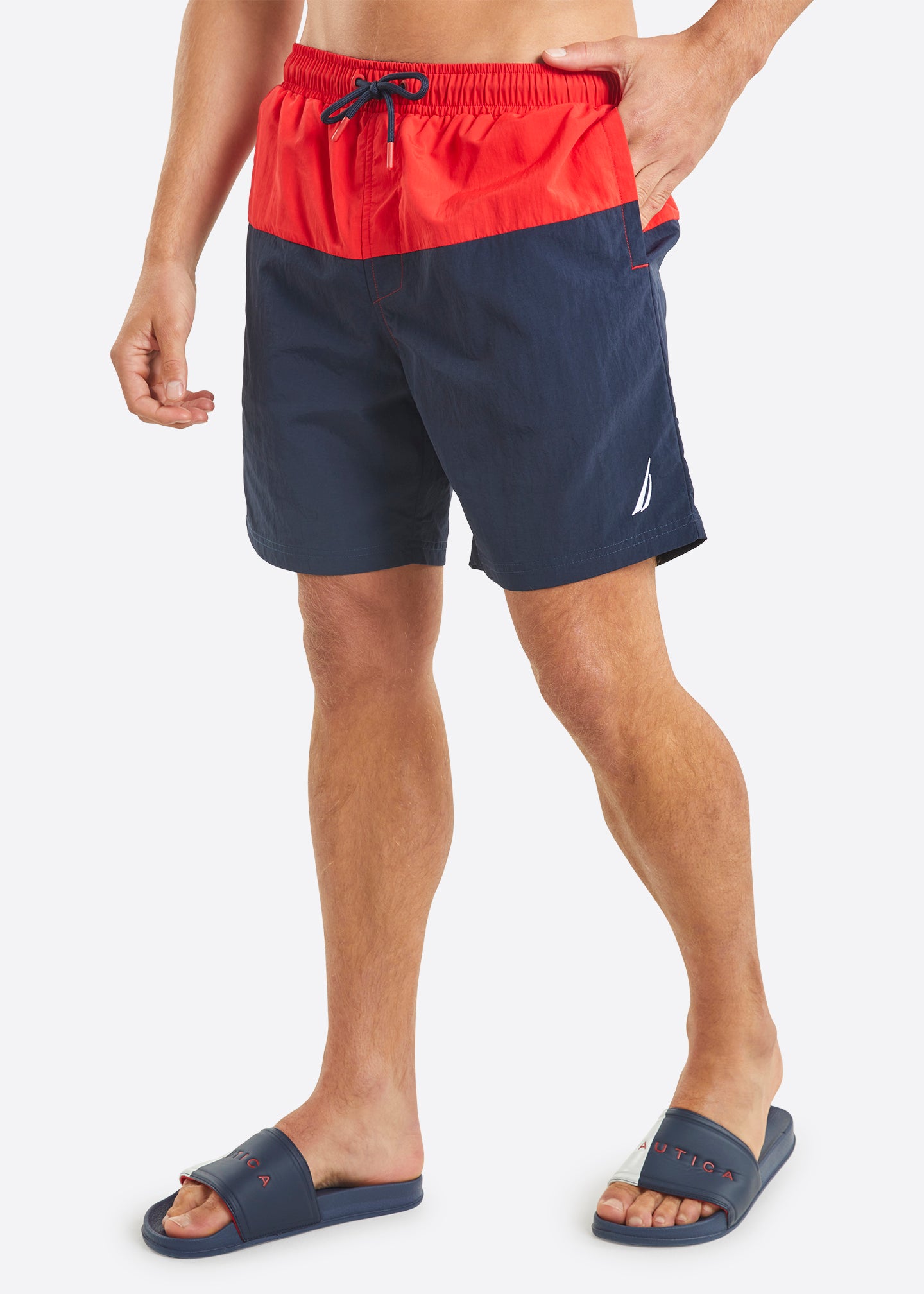 Nautica Spynie 6" Swim Short - Dark Navy - Front