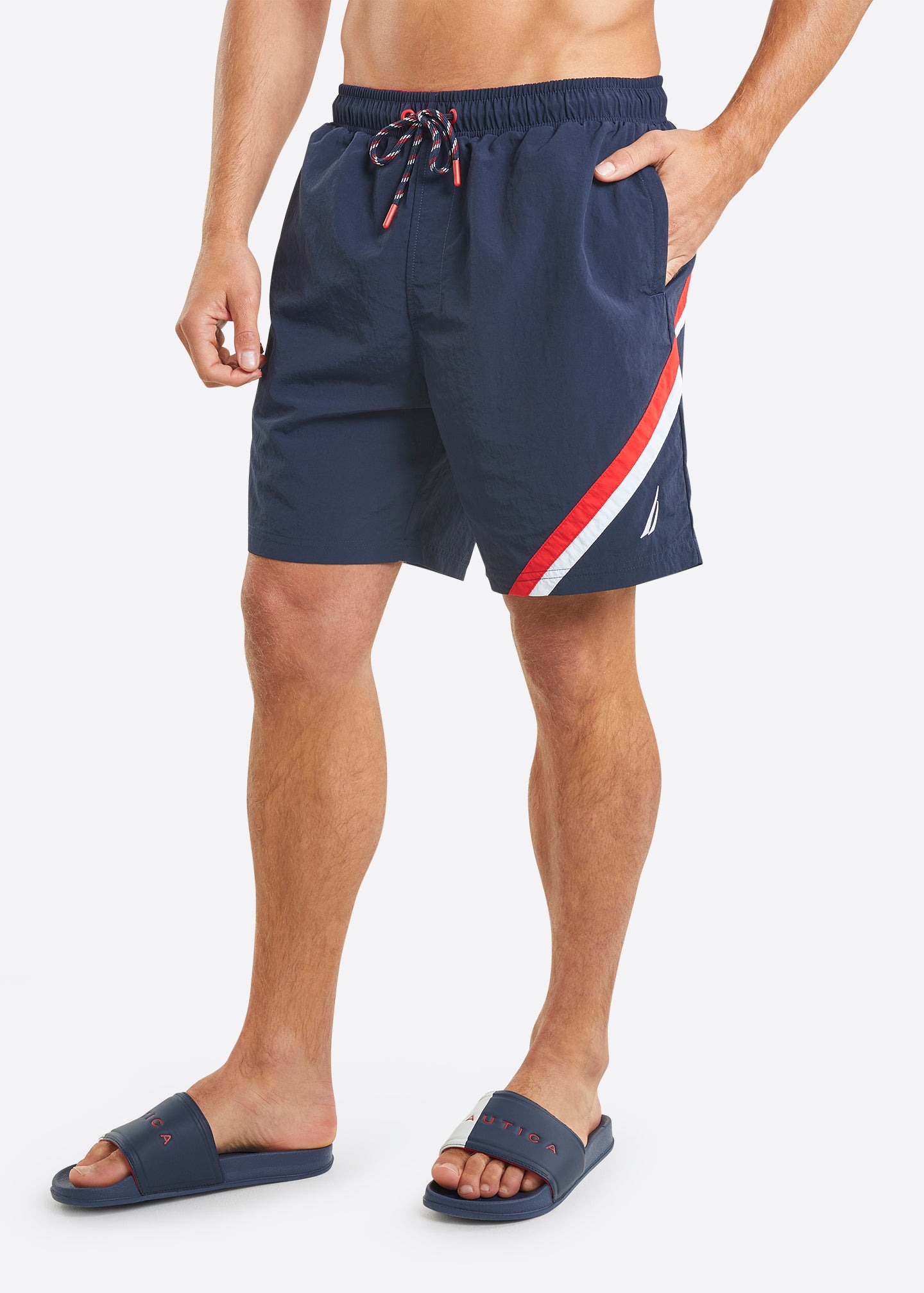 Mens swim trunks nautica on sale