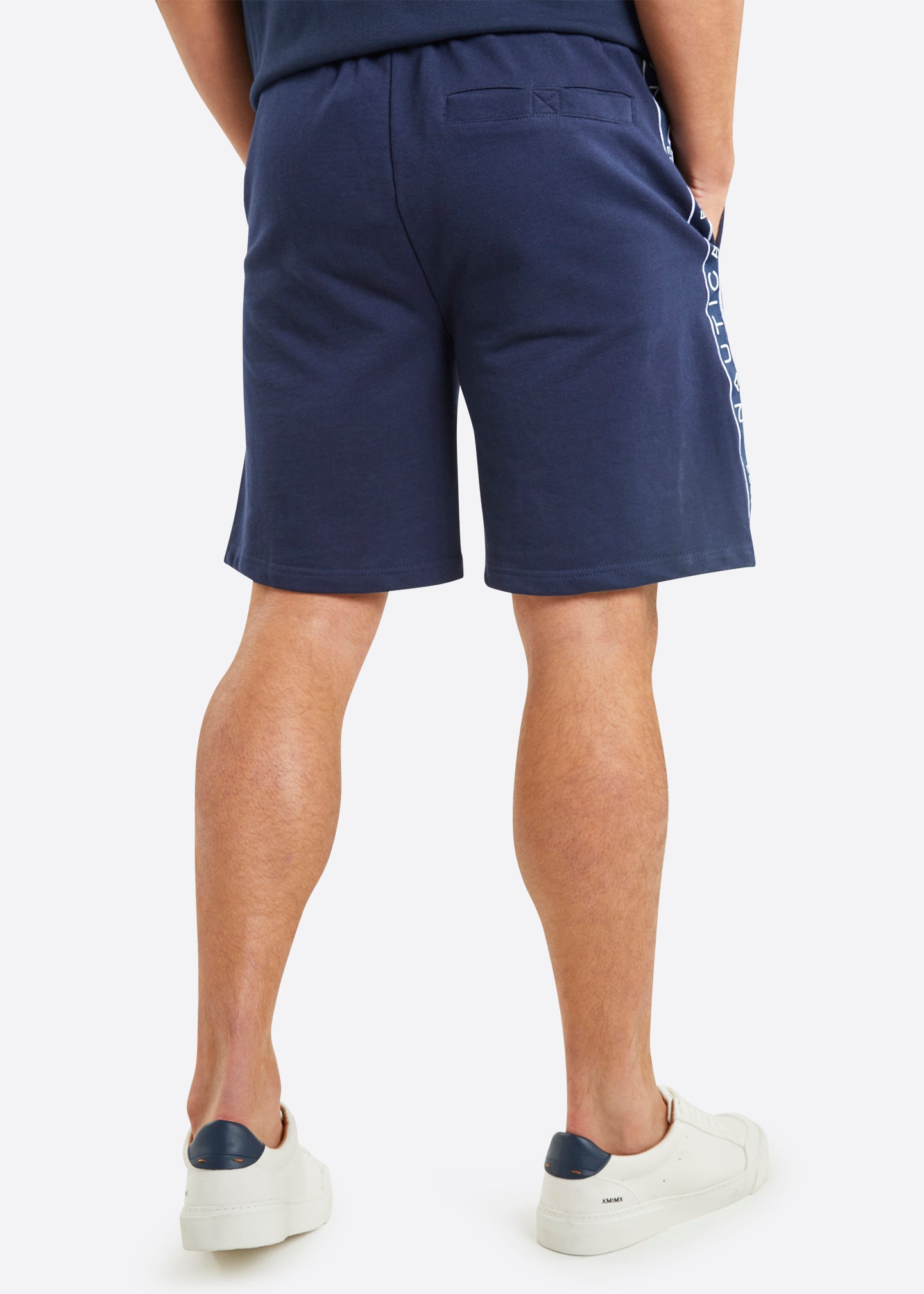 Nautica Kalil 7.5" Fleece Short - Dark Navy - Back