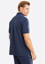Load image into Gallery viewer, Nautica Connolly Polo Shirt - Dark Navy - Back