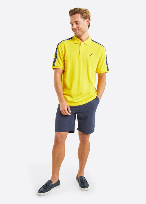 Nautica Connolly Polo Shirt - Yellow - Full Body