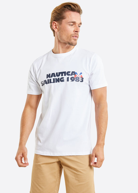Nautica Kylian T-Shirt - White - Front