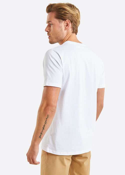 Nautica Kylian T-Shirt - White - Back