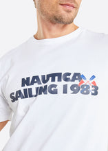 Load image into Gallery viewer, Nautica Kylian T-Shirt - White - Detail