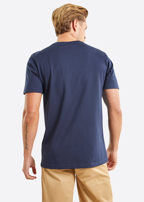 Nautica Evander T-Shirt - Dark Navy - Back