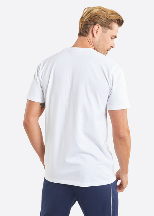 Nautica Adonis T-Shirt - White - Back