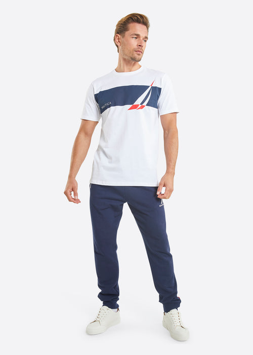 Nautica Adonis T-Shirt - White - Full Body