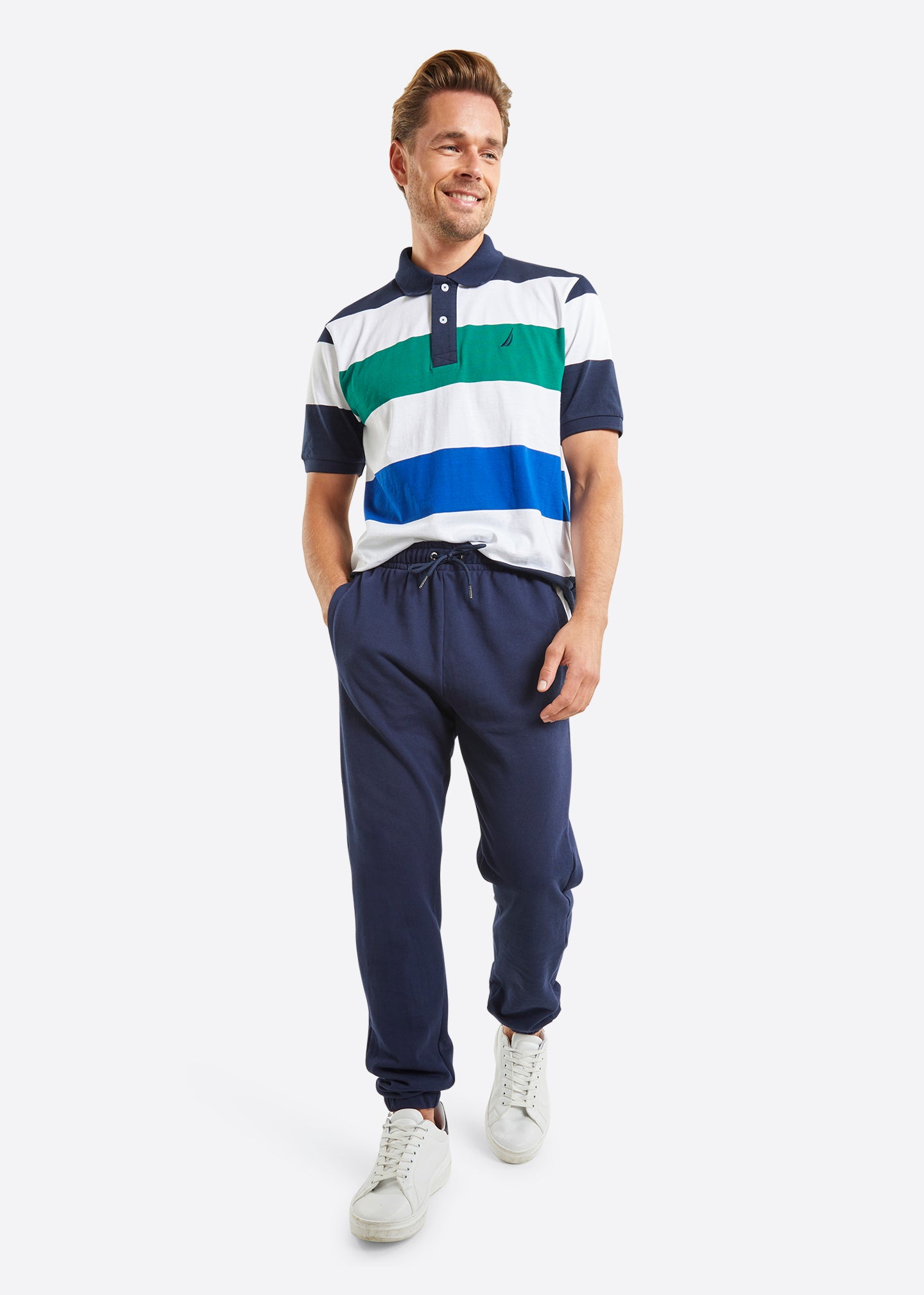 Nautica Axton Jog Pant - Dark Navy - Full Body