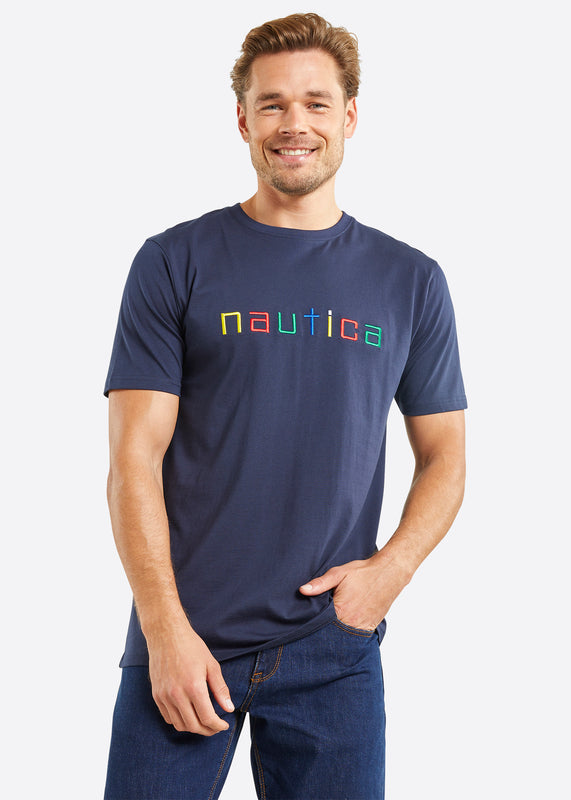 Nautica Bodie T-Shirt - Dark Navy - Front