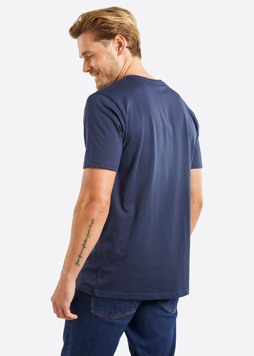 Nautica Bodie T-Shirt - Dark Navy - Back