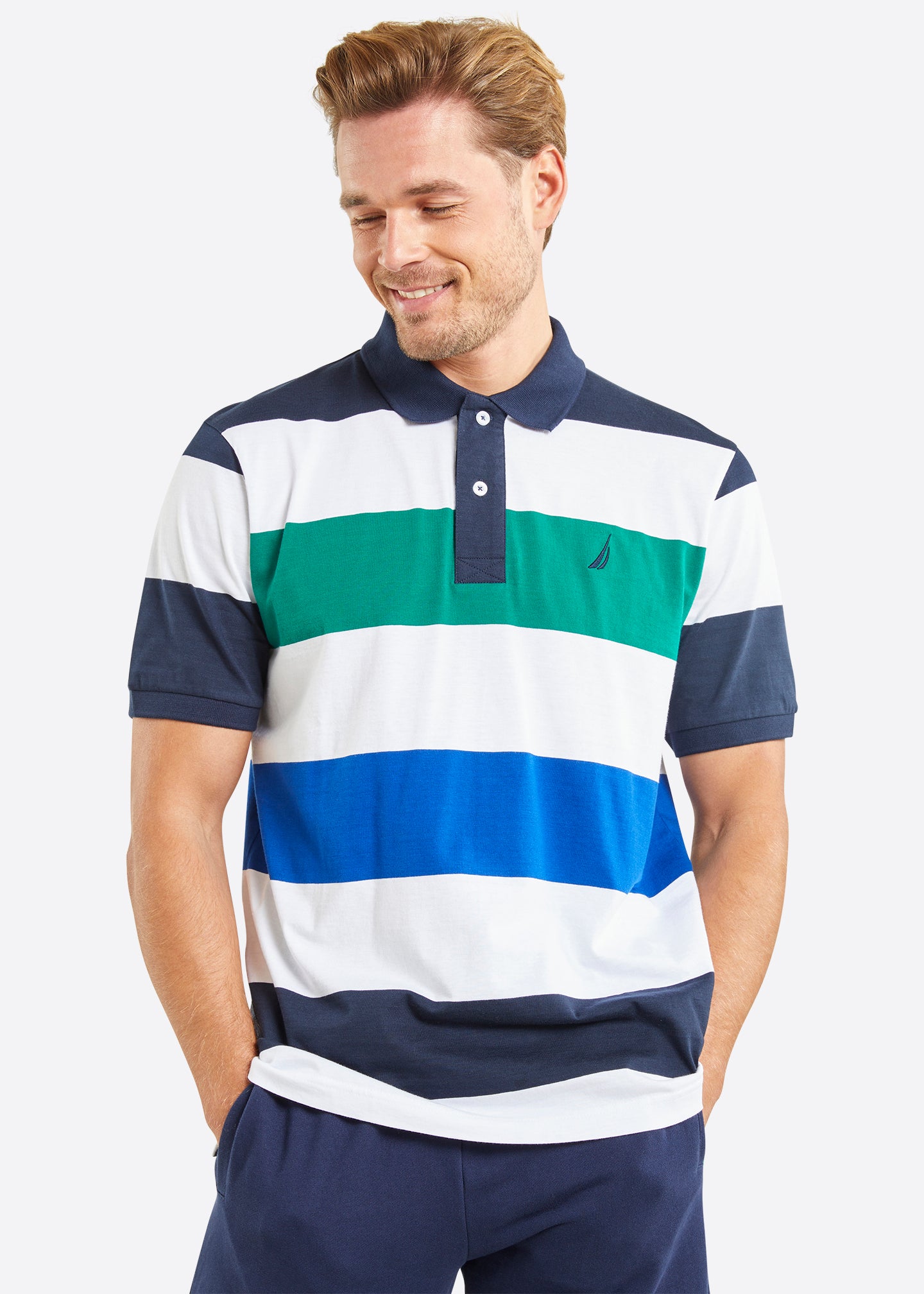 Nautica Franco Polo Shirt - Dark Navy - Front