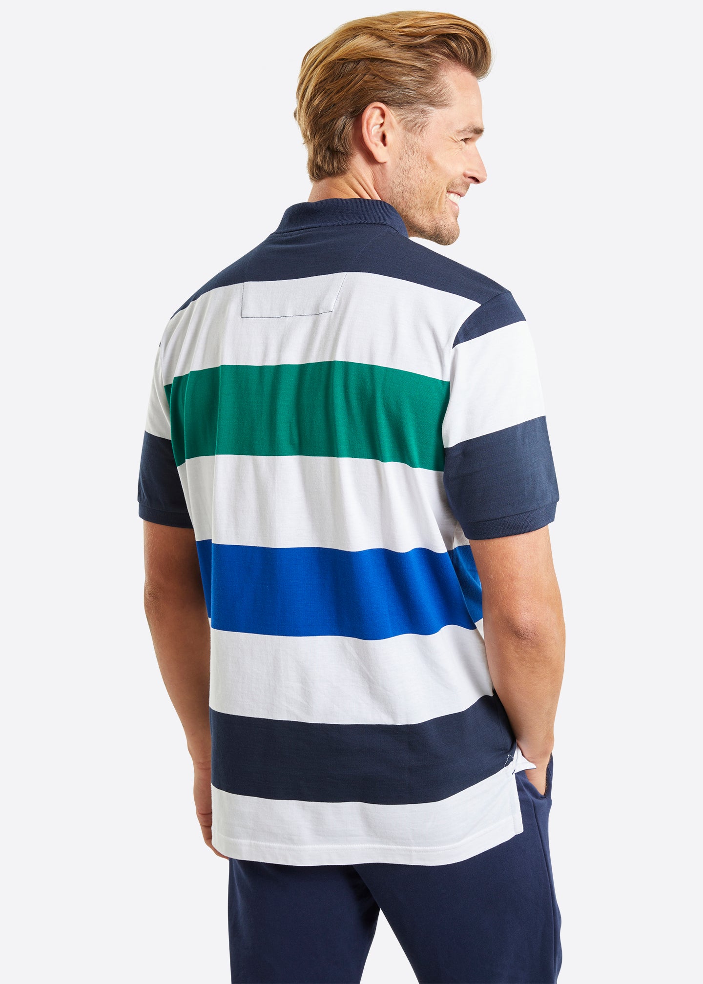 Nautica Franco Polo Shirt - Dark Navy - Back