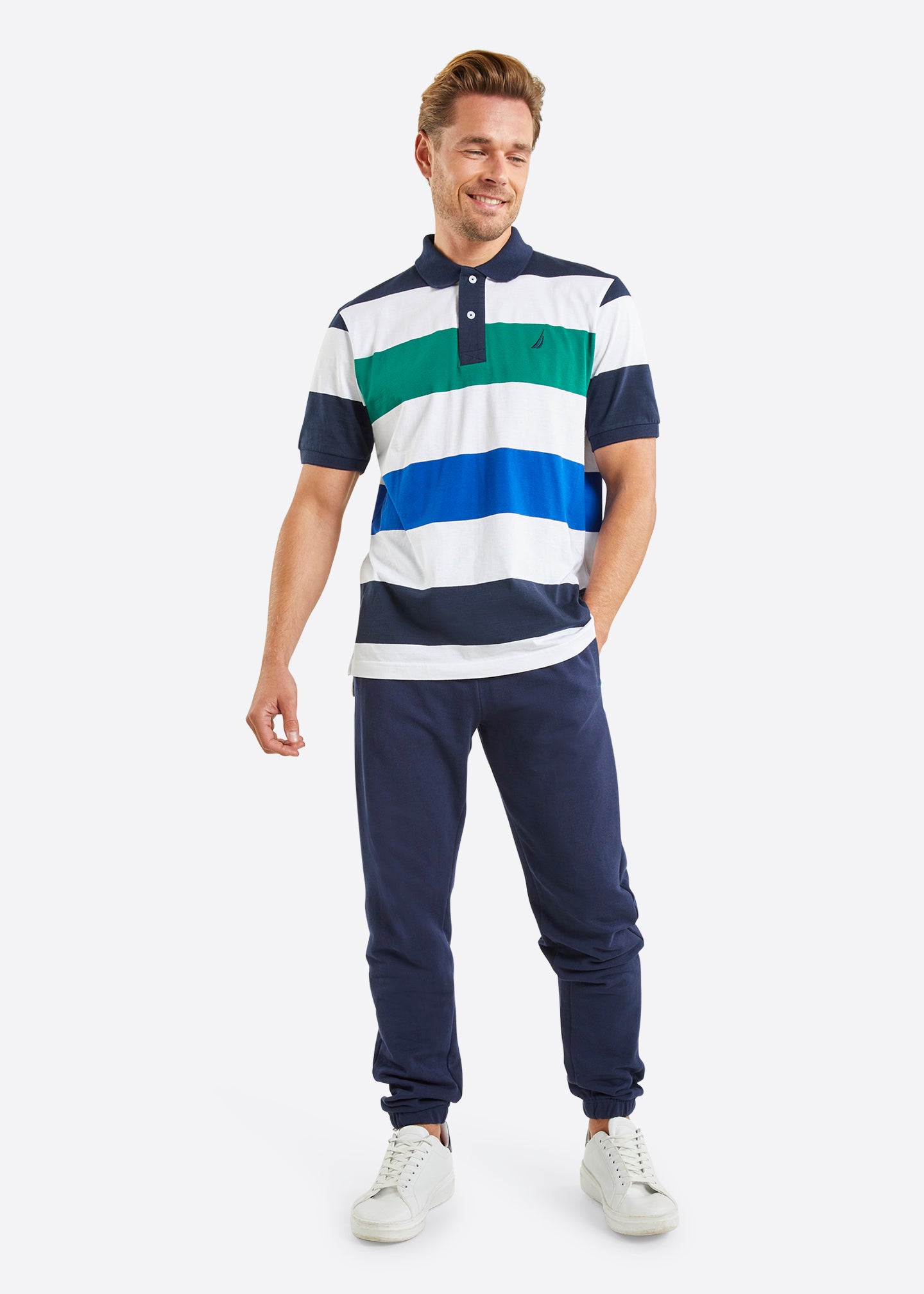Nautica Franco Polo Shirt - Dark Navy - Full Body