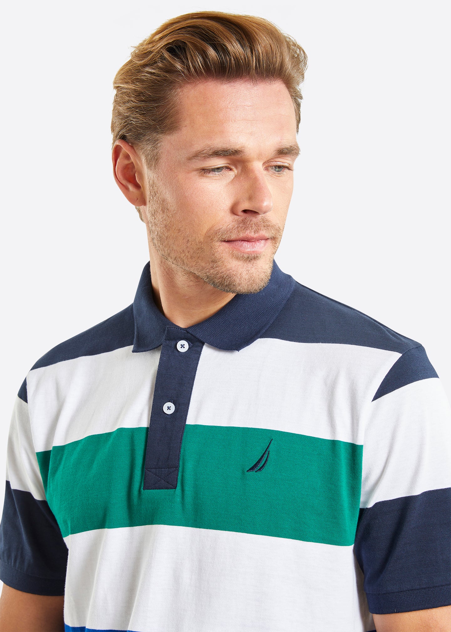 Nautica Franco Polo Shirt - Dark Navy - Detail
