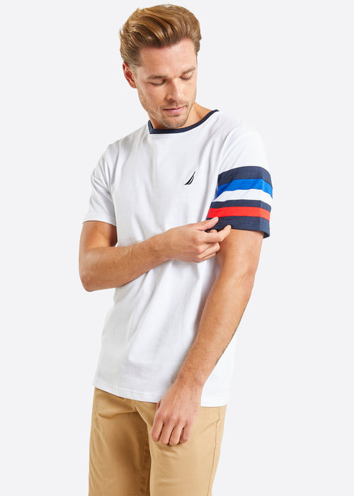 Nautica Zayd T-Shirt - White - Front