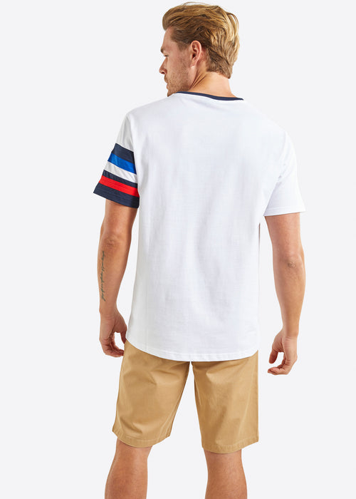 Nautica Zayd T-Shirt - White - Back