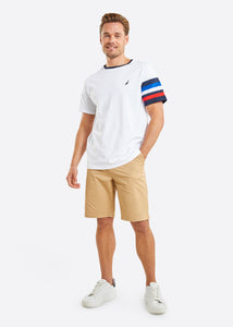 Nautica Zayd T-Shirt - White - Full Body
