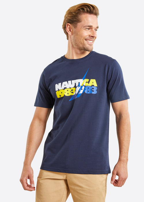 Nautica Nasir T-Shirt - Dark Navy - Front