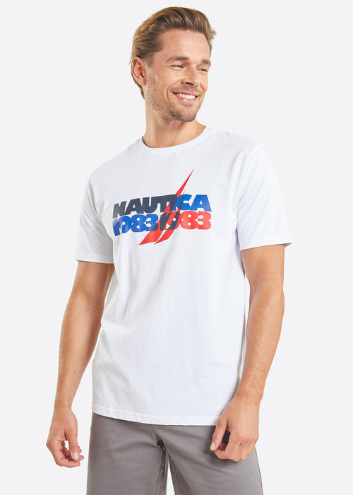 Nautica Nasir T-Shirt - White - Front