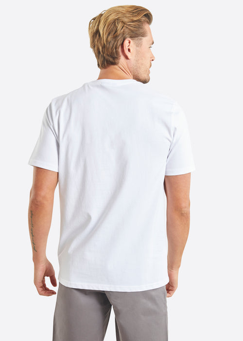 Nautica Nasir T-Shirt - White - Back