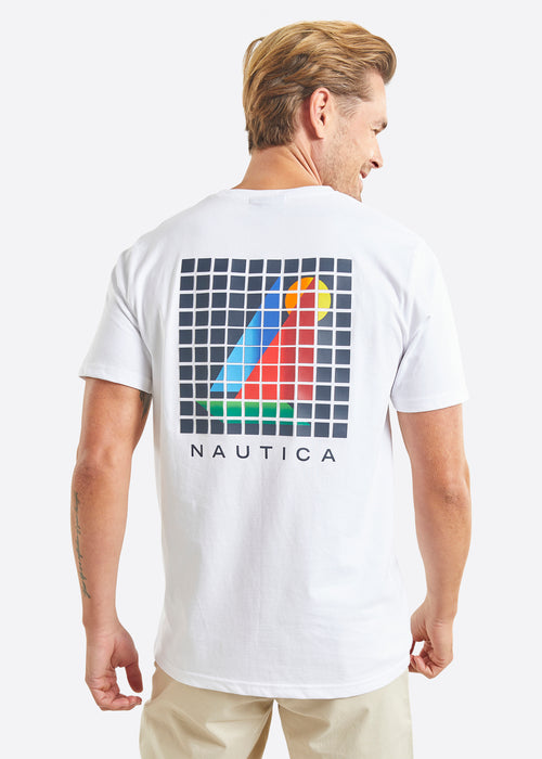 Nautica Malaki T-Shirt - White - Back