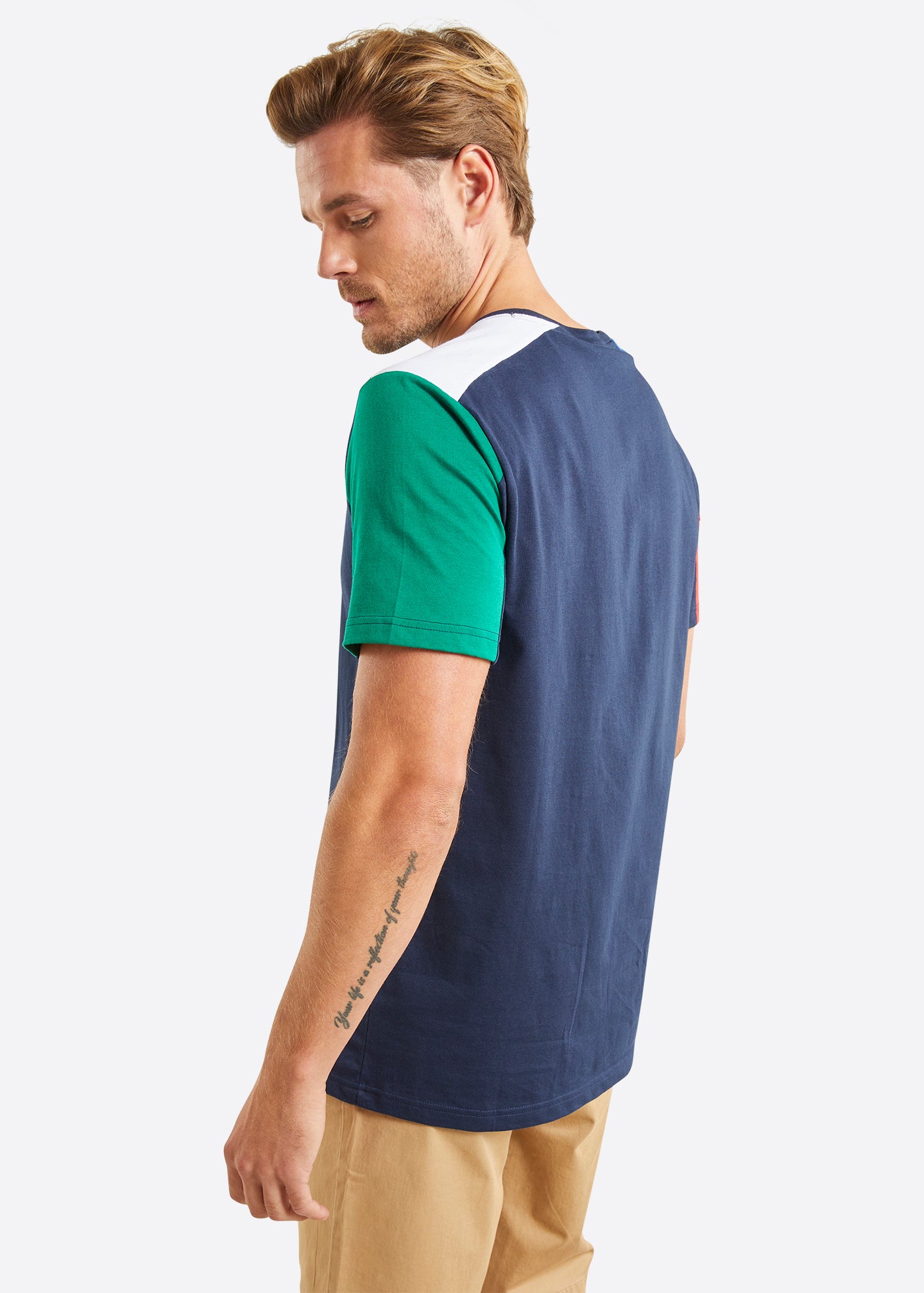Nautica Neville T-Shirt - Dark Navy - Back