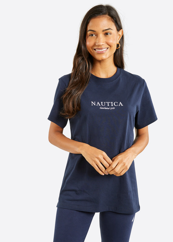 Nautica Fernie T-Shirt - Dark Navy - Front