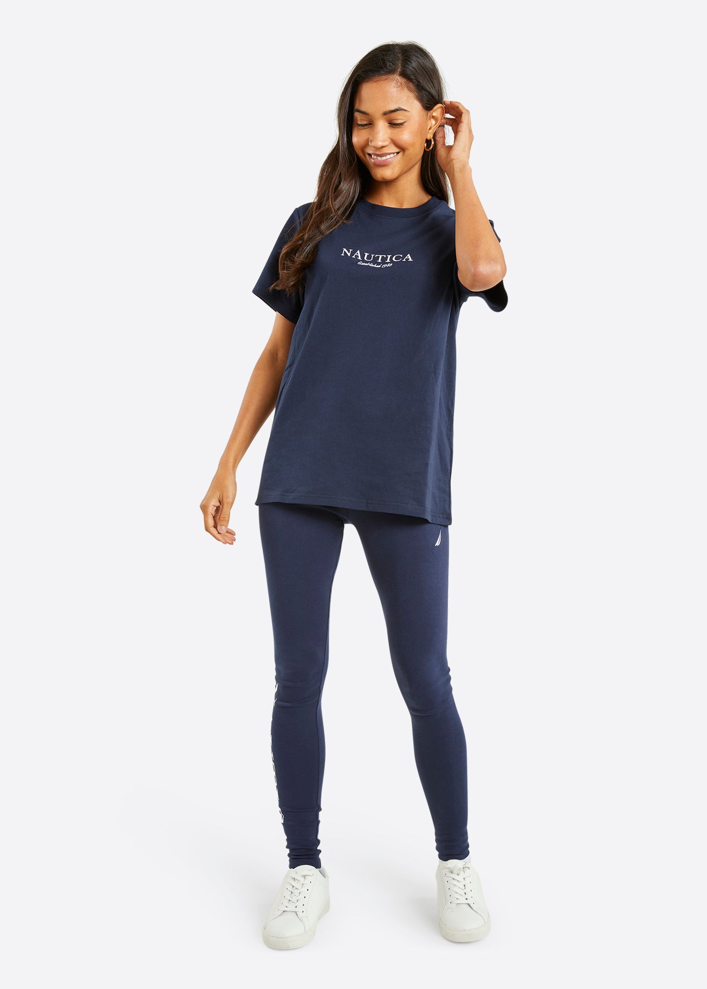 Nautica Fernie T-Shirt - Dark Navy - Full Body