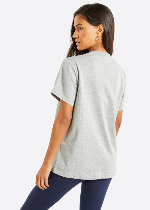 Nautica Fernie T-Shirt - Grey Marl - Back