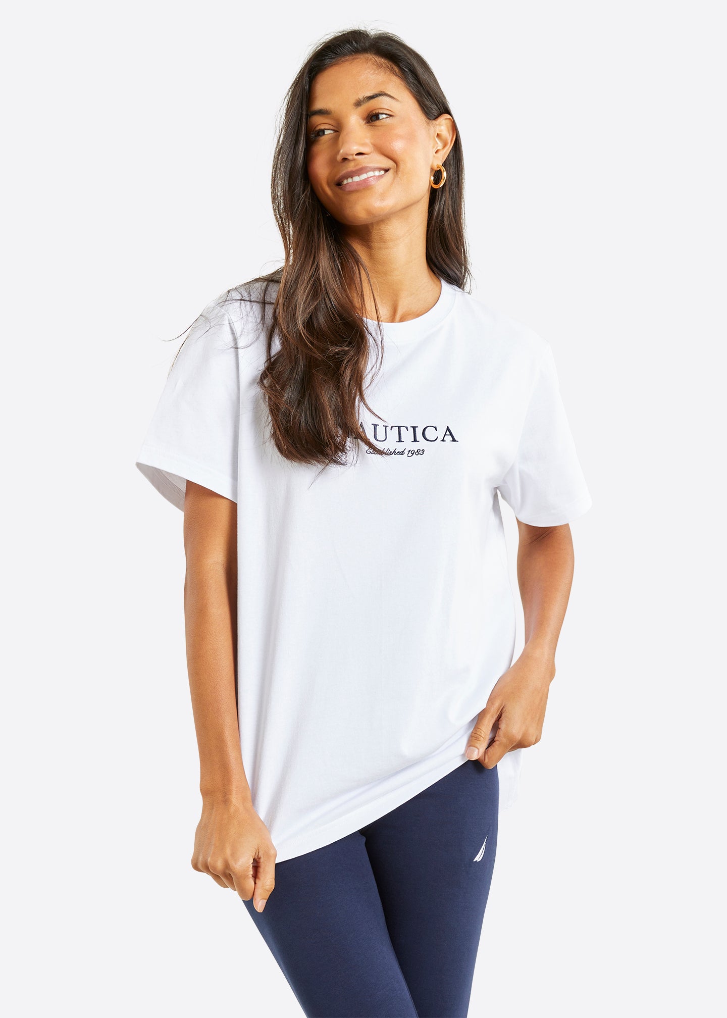 Nautica Fernie T-Shirt - White - Front