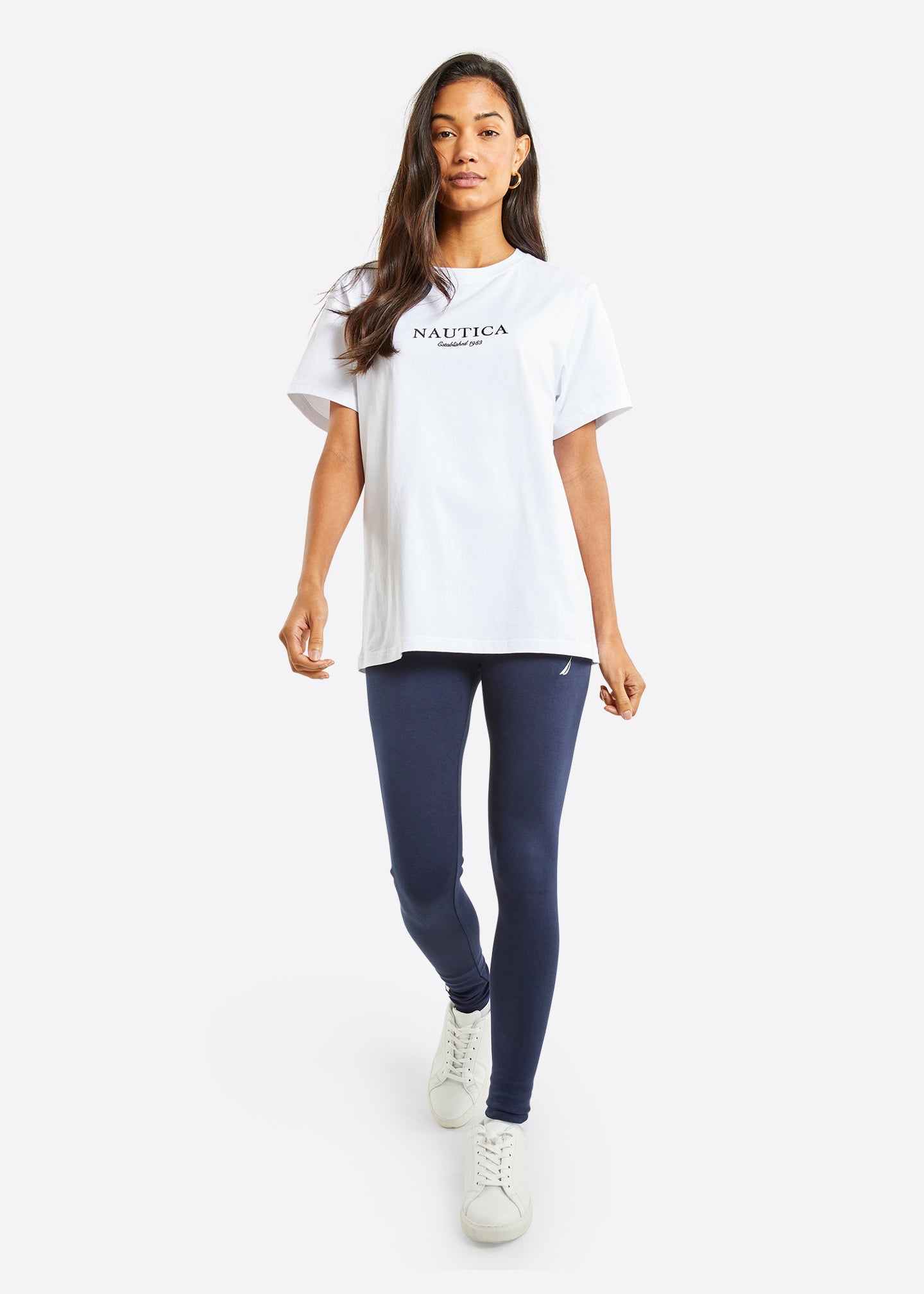 Nautica Fernie T-Shirt - White - Full Body