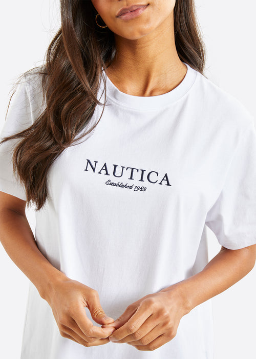 Nautica Fernie T-Shirt - White - Detail