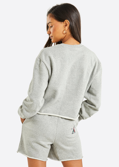 Nautica Belcarra Sweatshirt - Grey Marl - Back