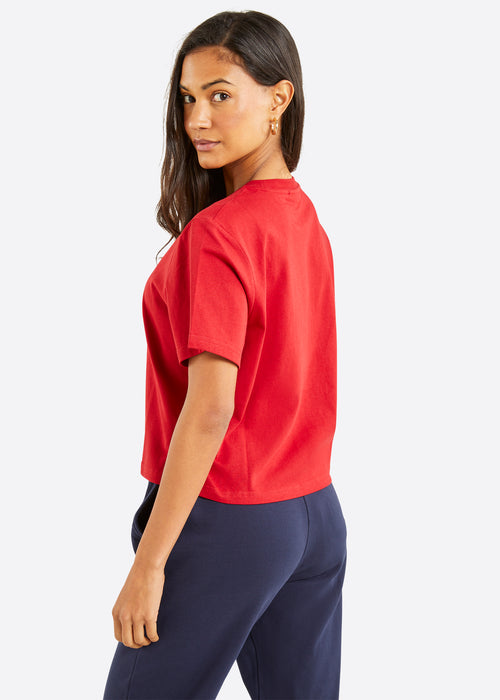 Nautica Avignon T-Shirt - Crimson - Back