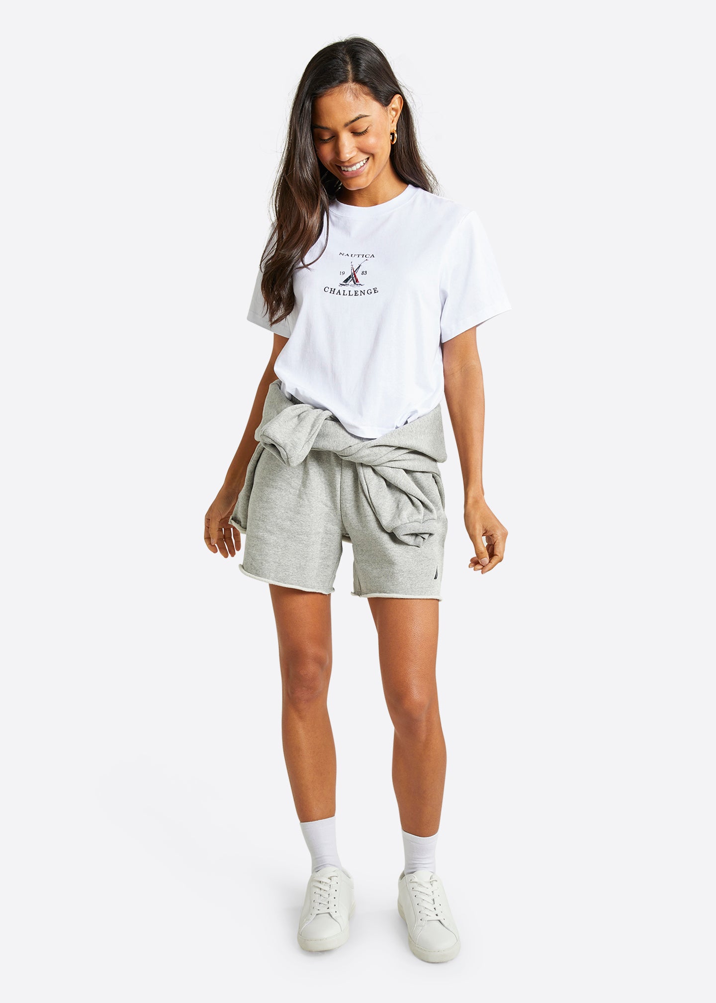 Nautica Avignon T-Shirt - White - Full Body
