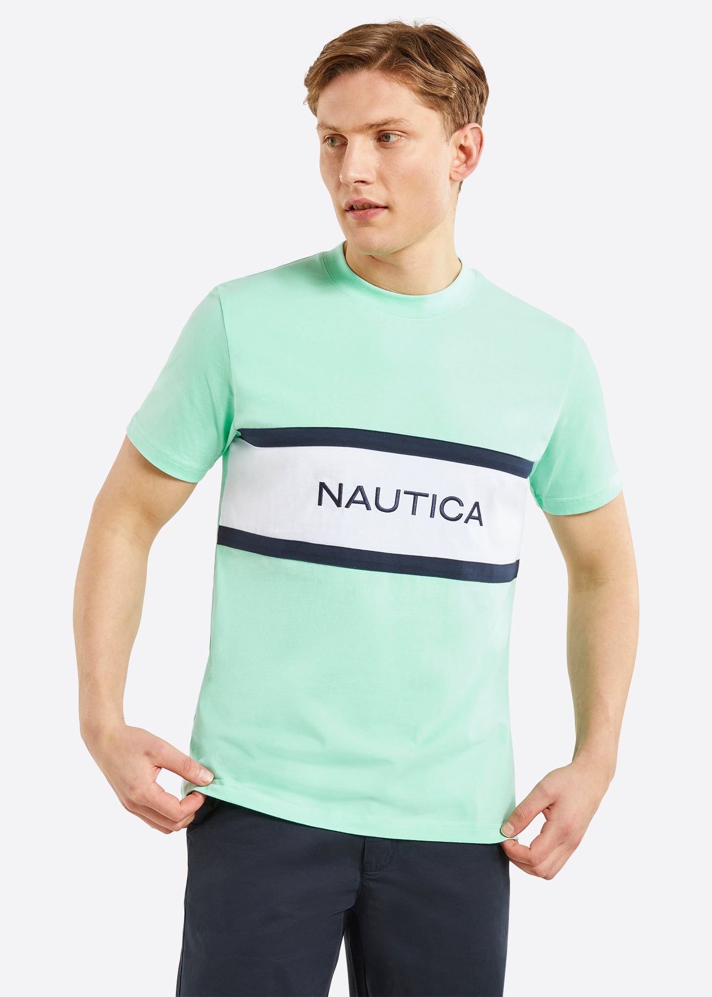 Nautica Henfield T-Shirt - Mint - Front
