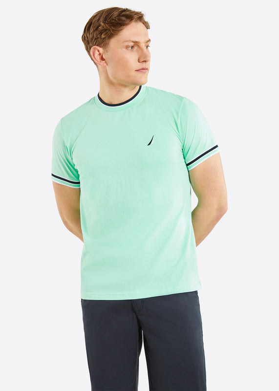 Nautica Horan T-Shirt - Mint - Front