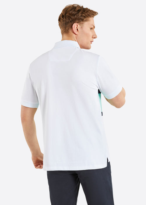 Nautica Otley Polo Shirt - White - Back