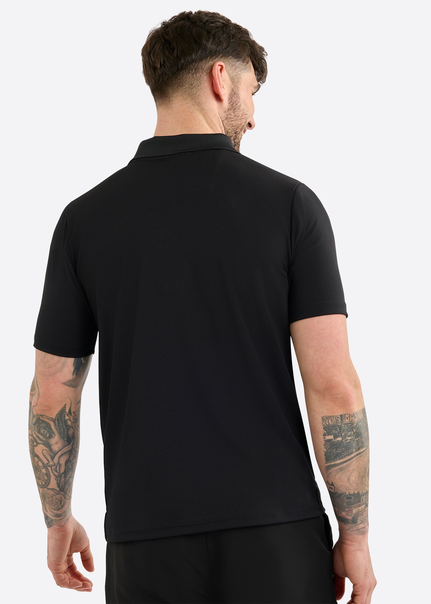 Barrett Slim Fit Polo Shirt - Black