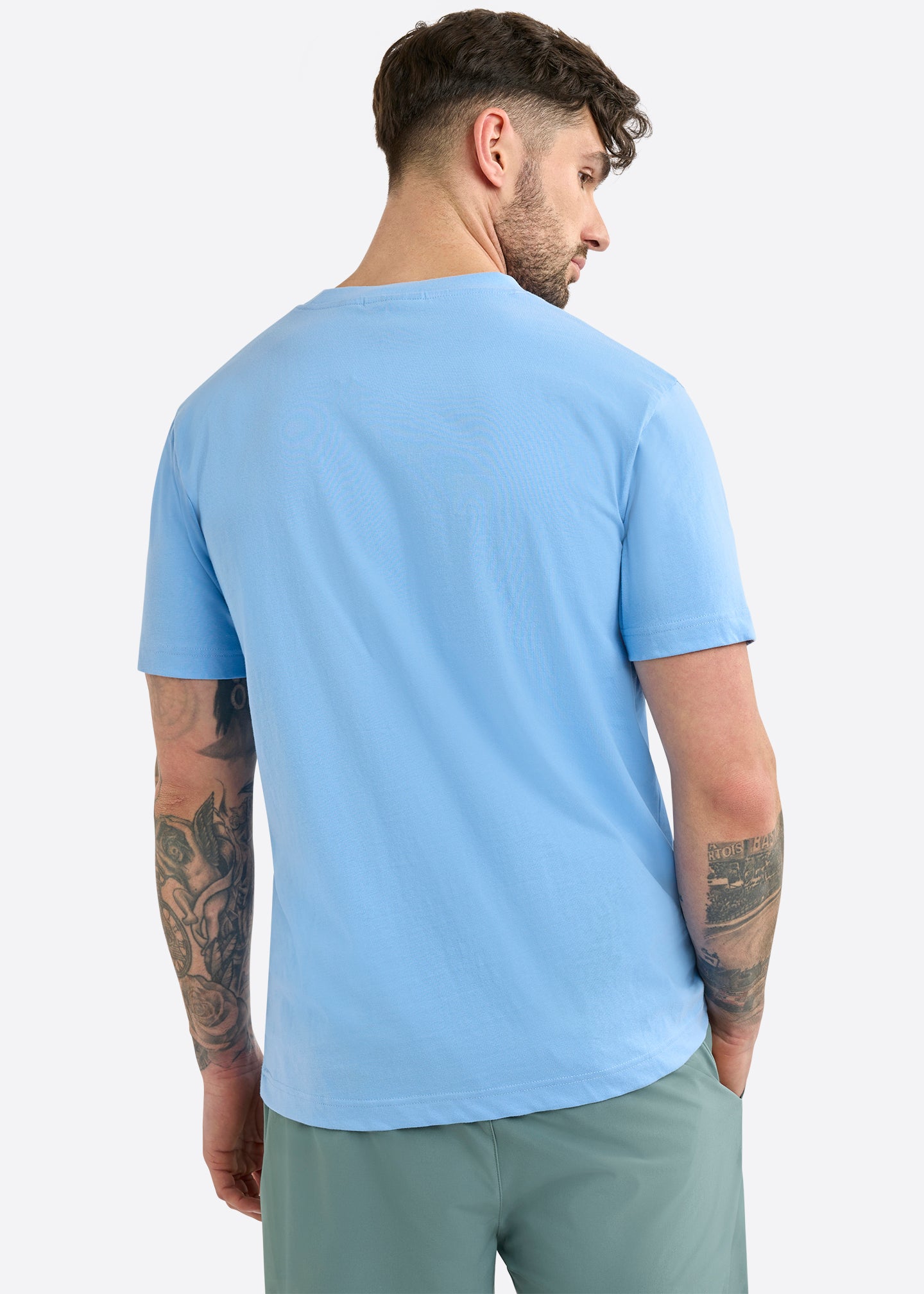 Bodmin T-Shirt - Natural Blue