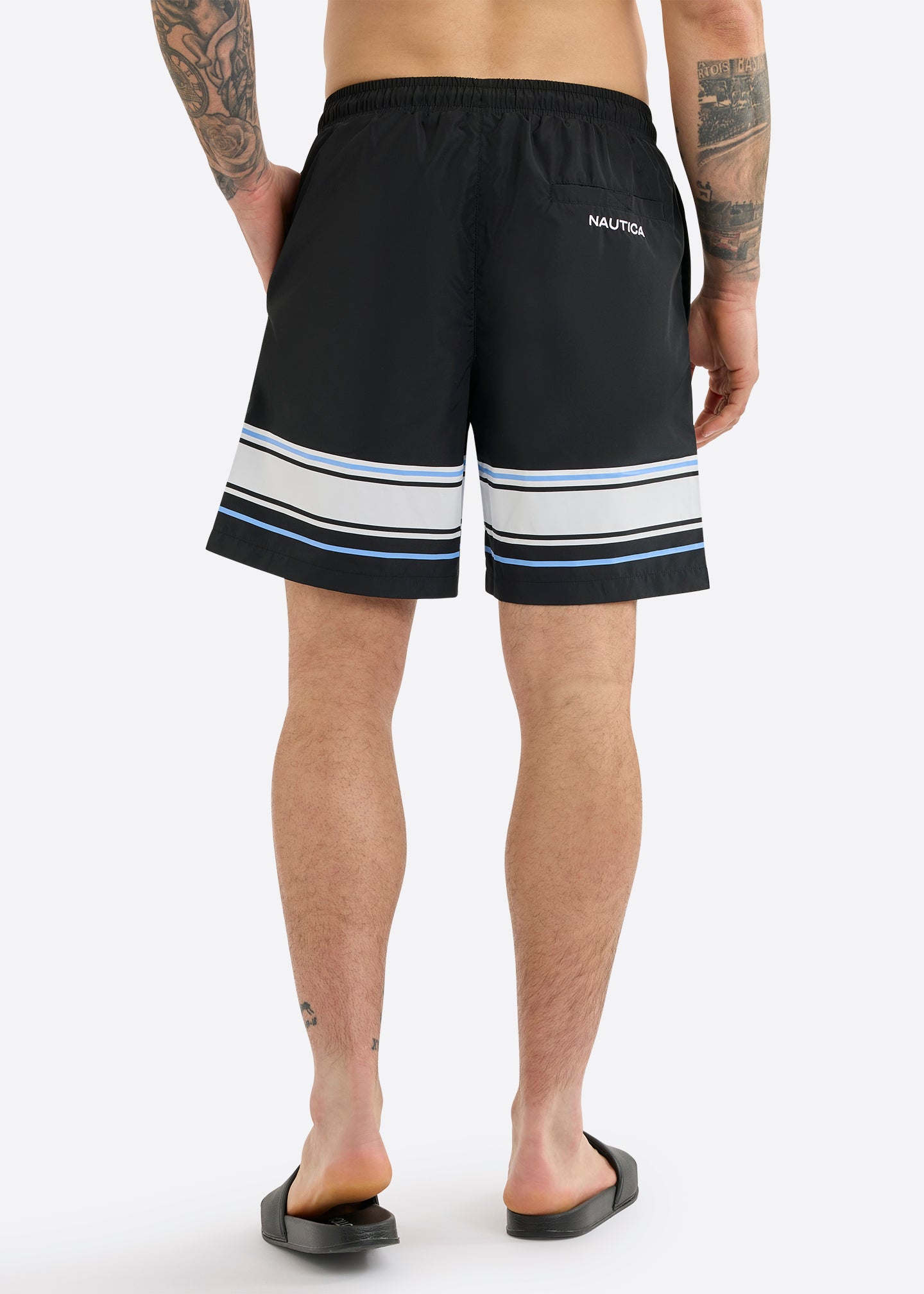 Nautica Cromer Swim Short-Black-Back