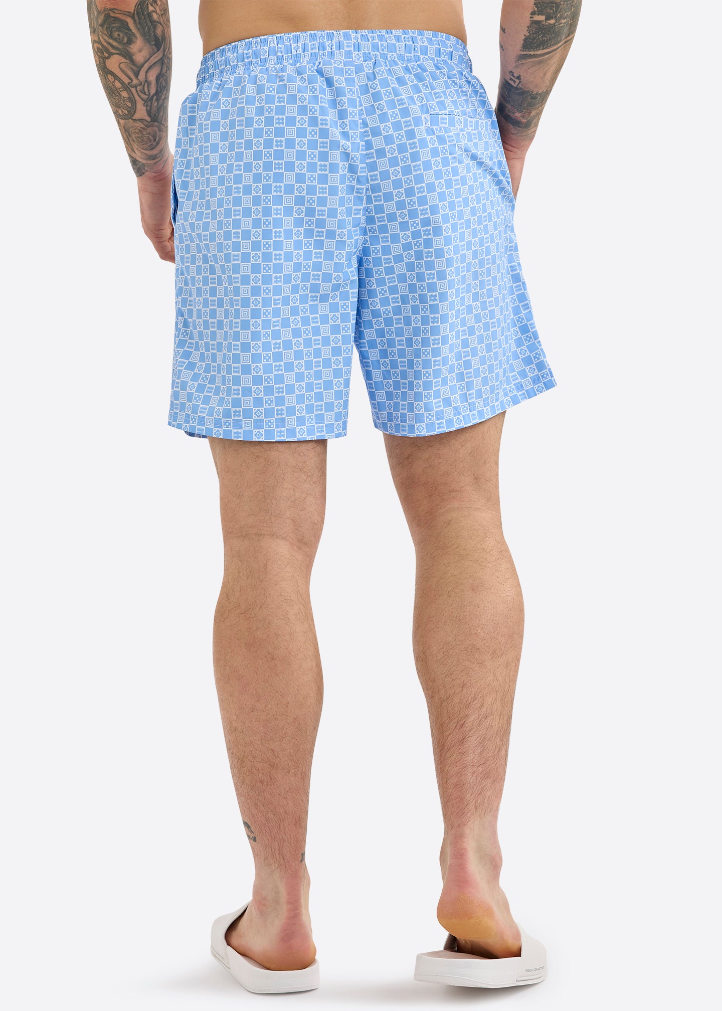 Nautica Penryn Swim Short-Natural Blue-Back
