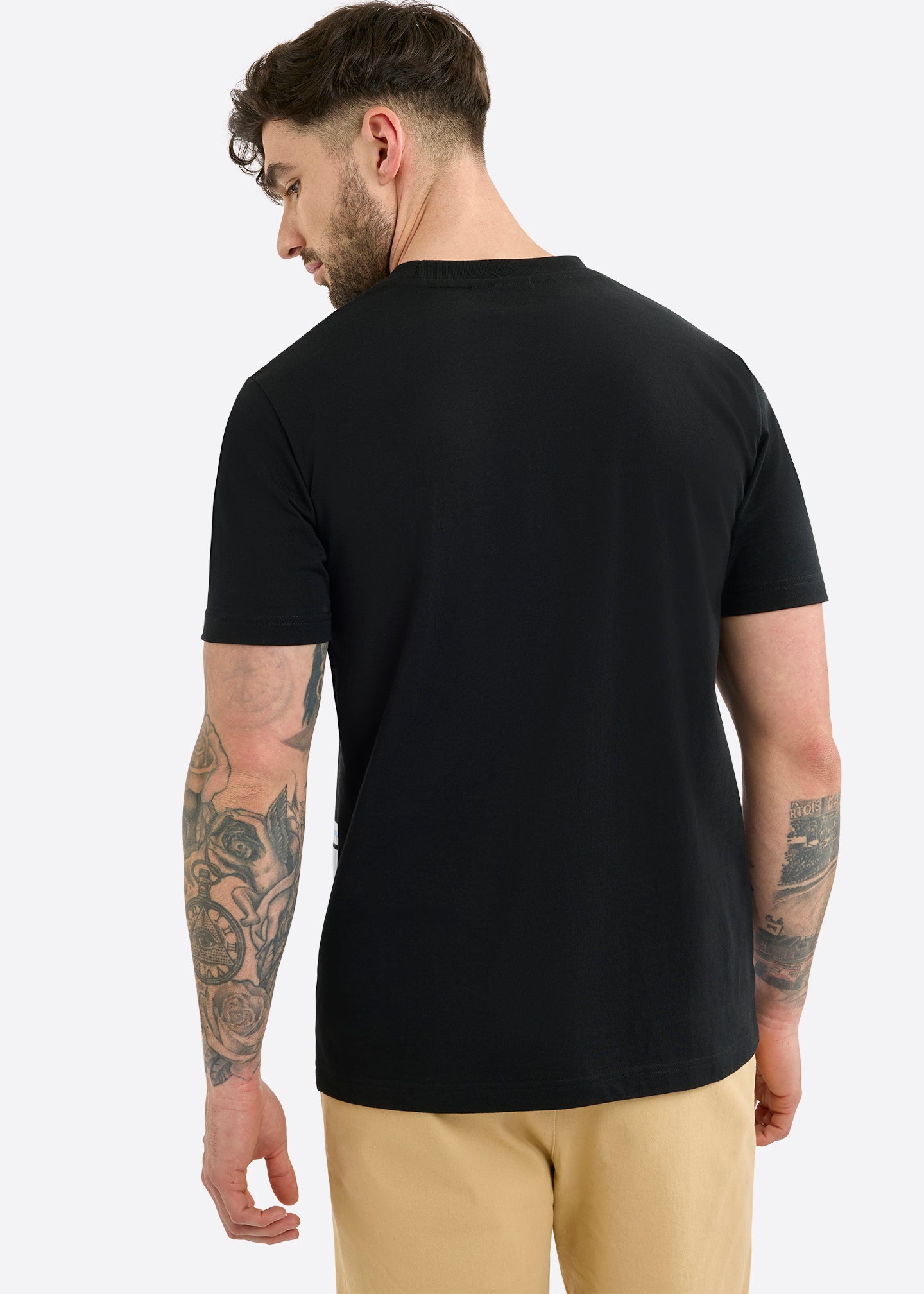 Nautica Regis T-Shirt- Black-Back