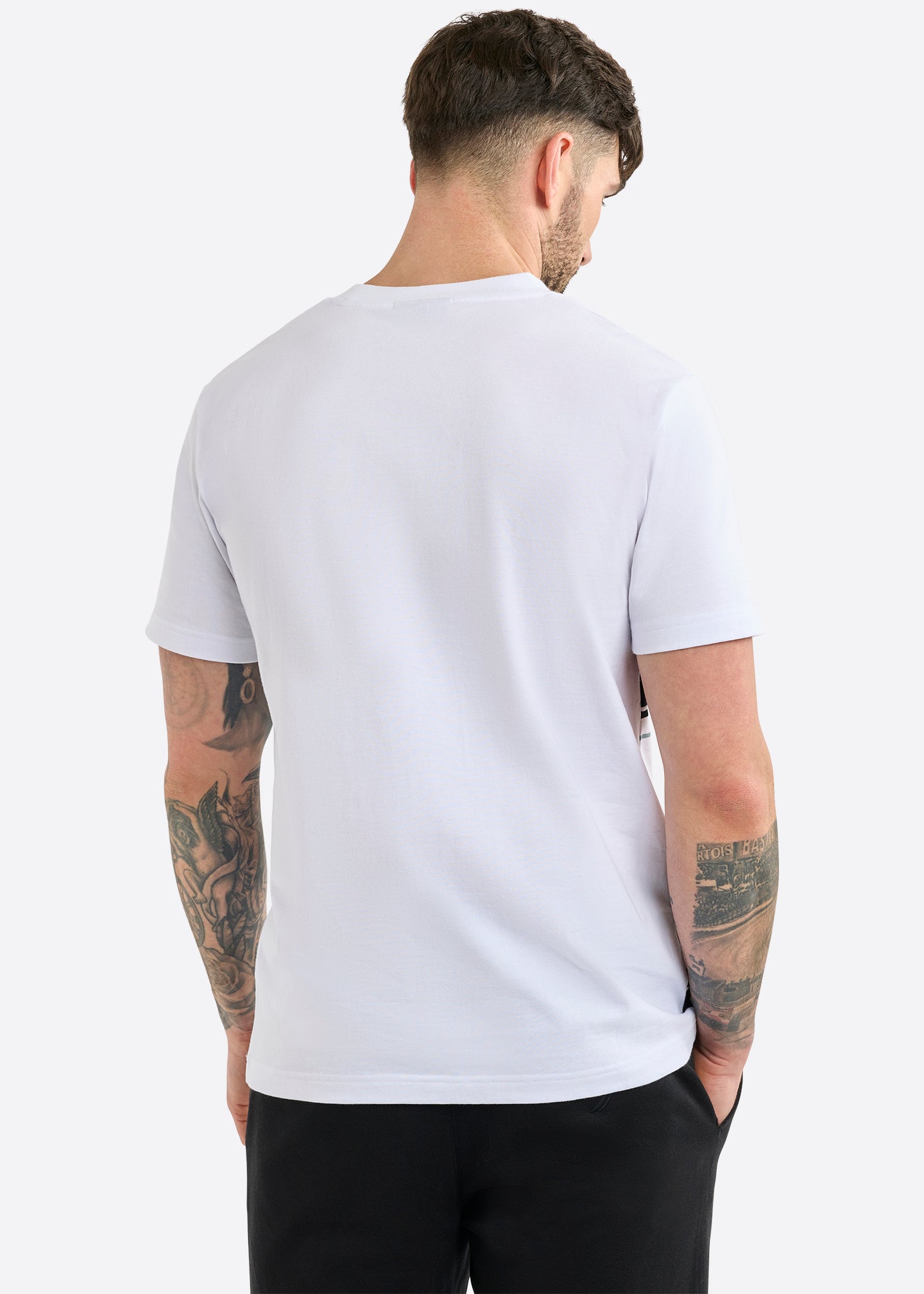 Nautica Regis T-Shirt-White-Back