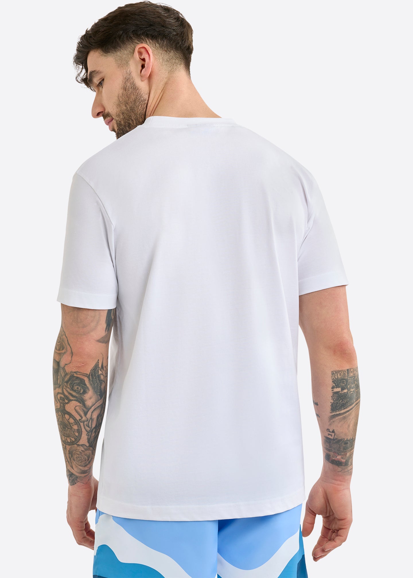 Nautica Sennen T-Shirt- White-Back