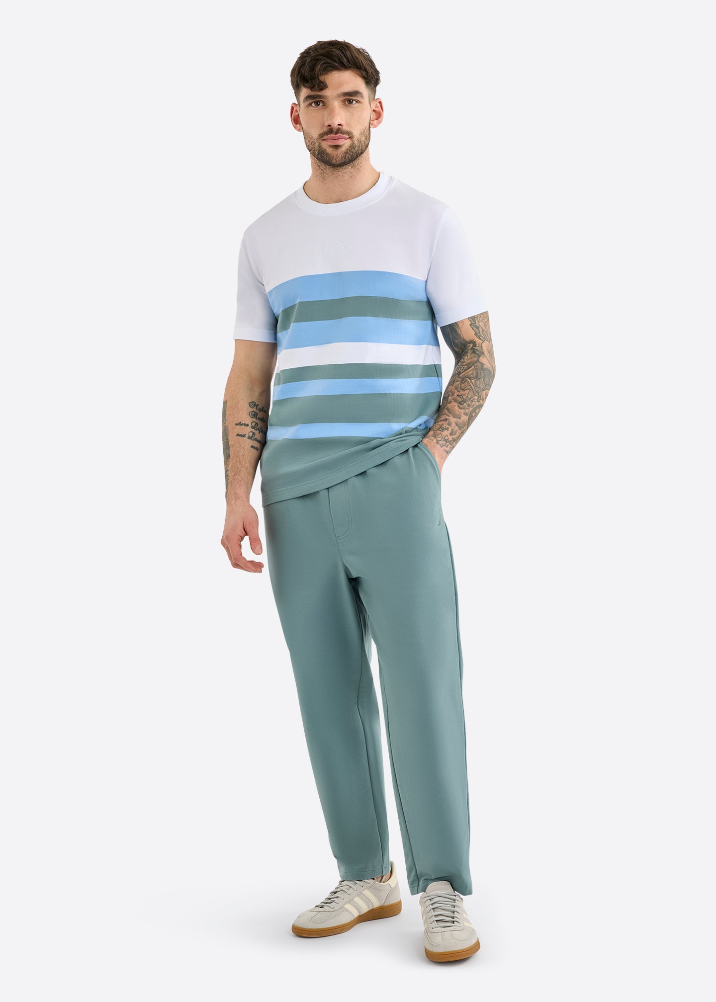 Nautica-Trelew T-Shirt-White-Full Body