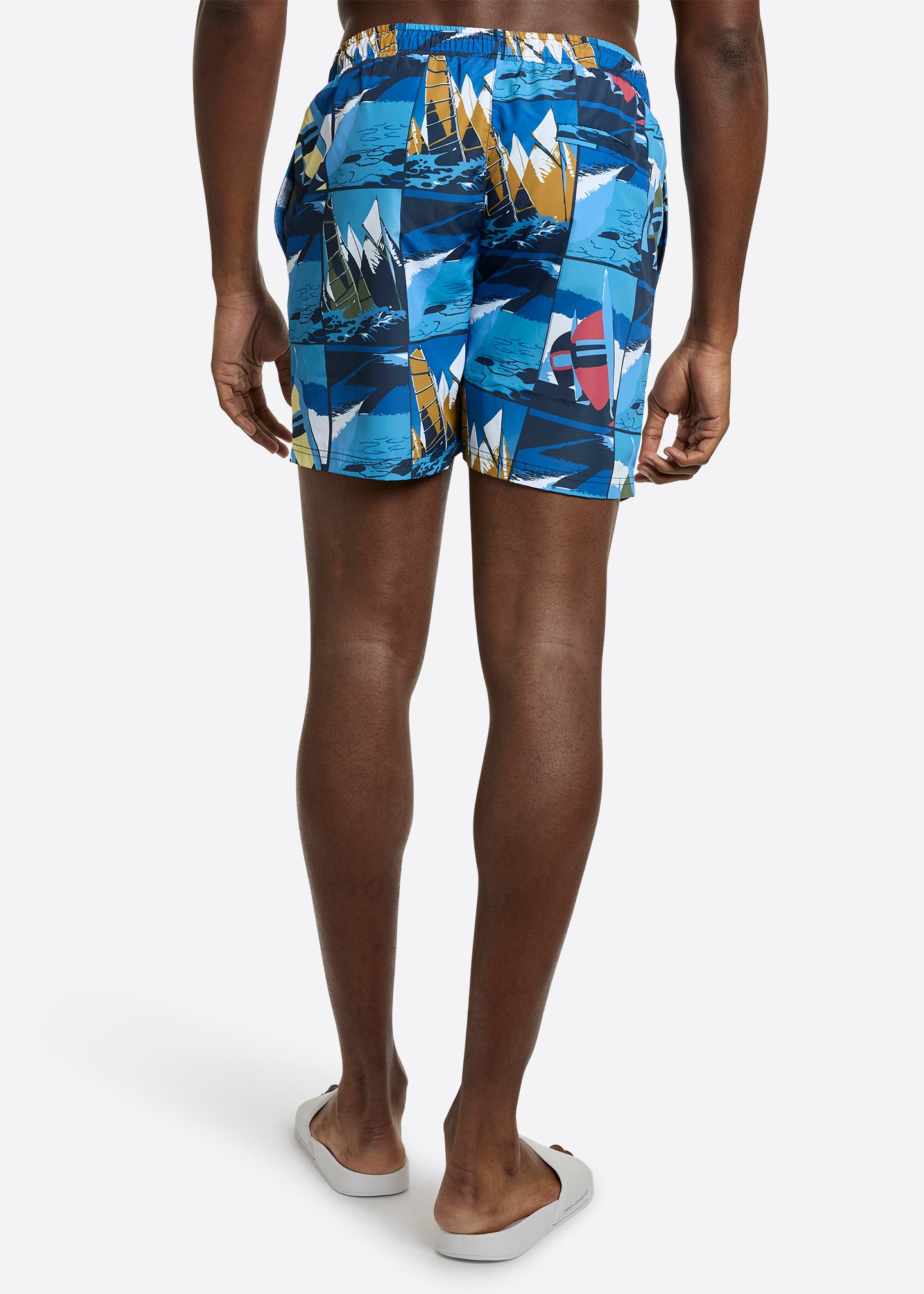 Nautica Ahab 6" Swim Short-Multi-Back